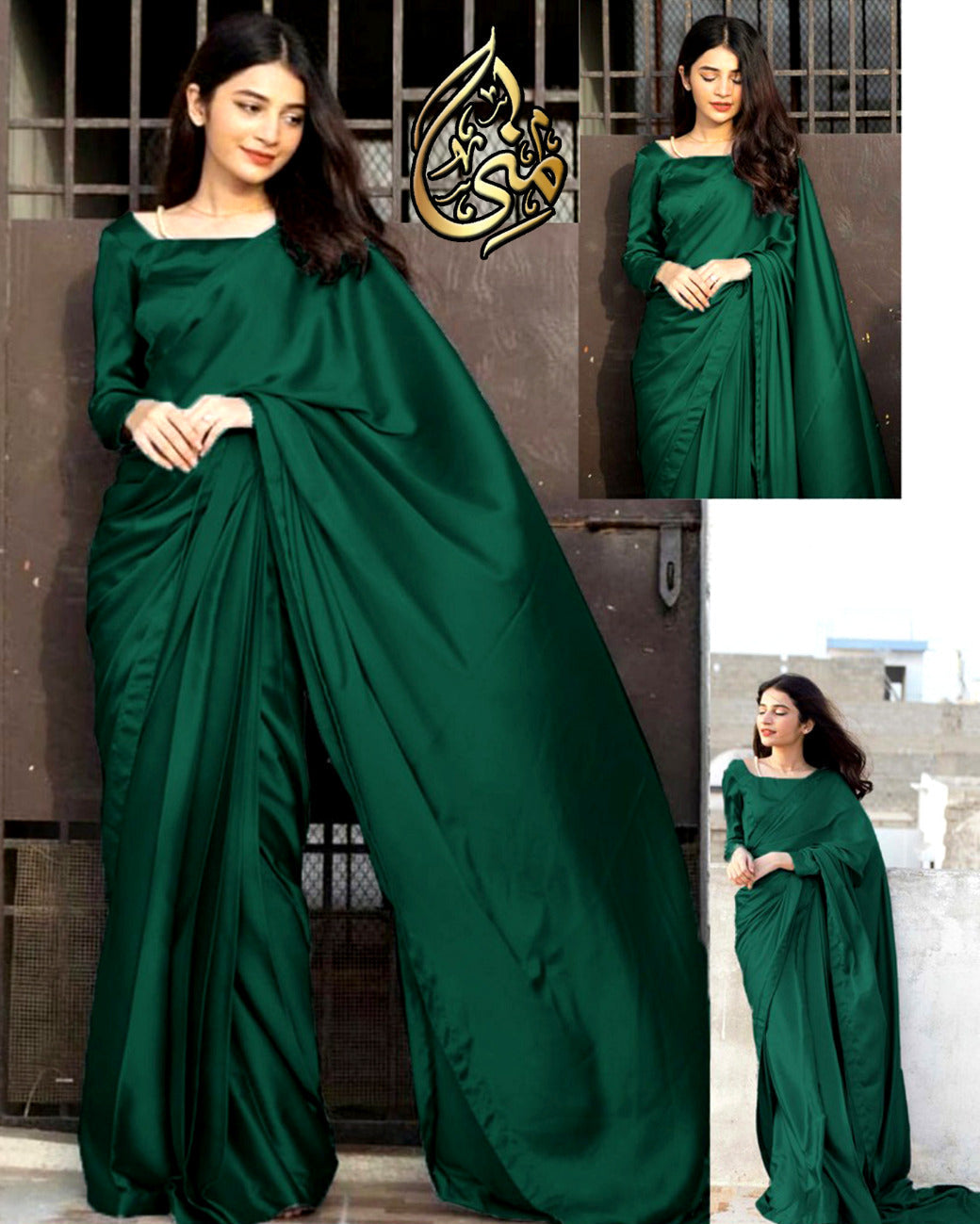 7 yards stiched saree 