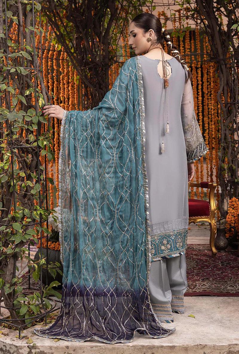 🌸 Adan Libas Chiffon 3-Piece Suit | RANG-E-MEHFIL 005 Heavy Embroidery 🌸