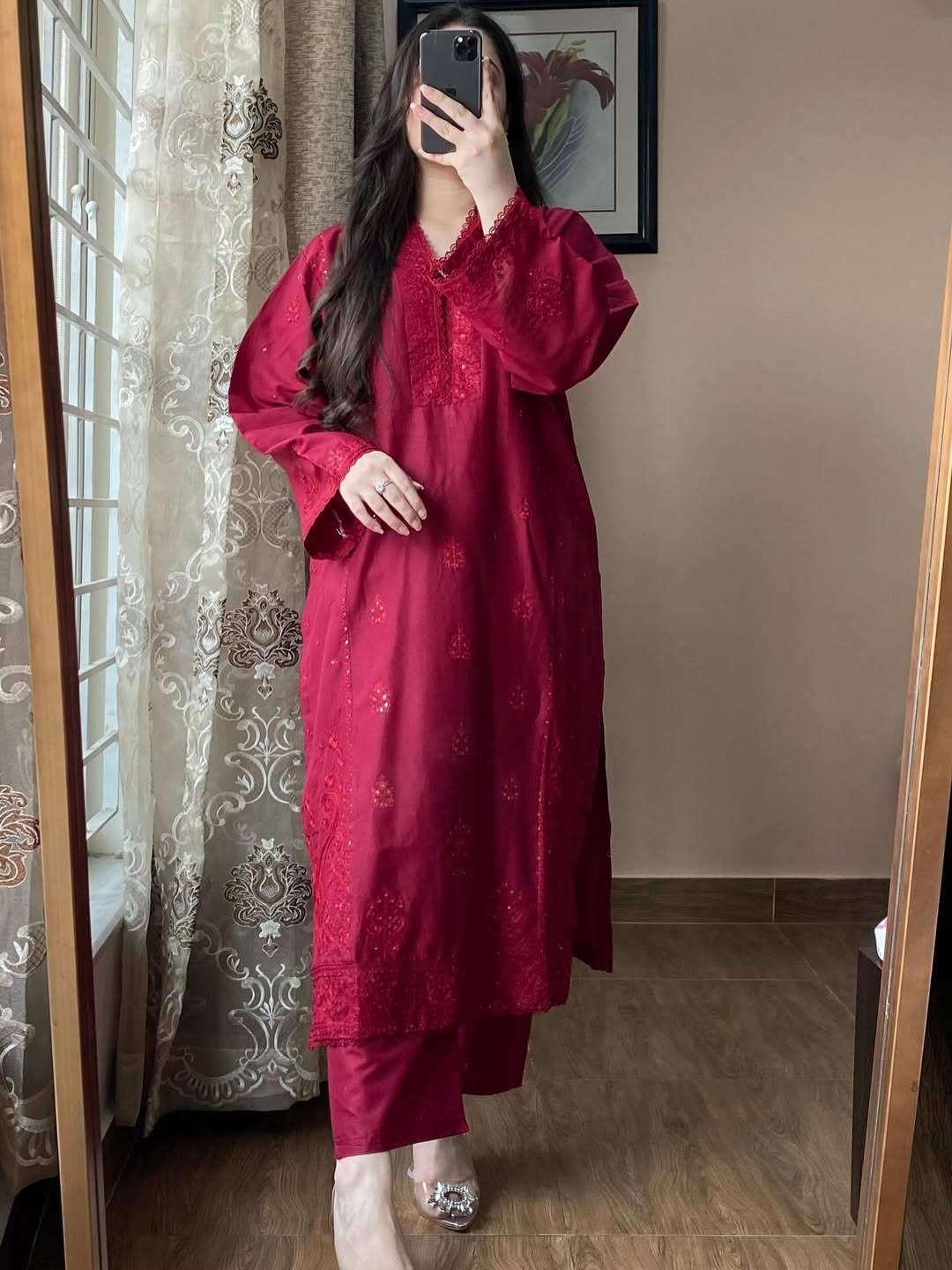 "Anarkali Charm – Ethnic Glam in 2 Pieces"

