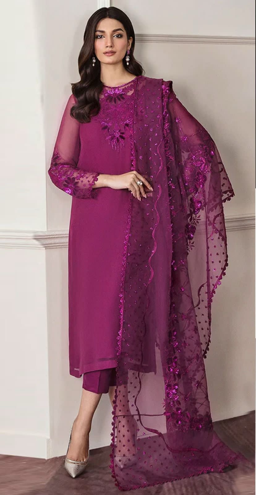 Baroque BQU D-291 –  with Organza Dupatta & Silk Trouser-07-24at6.50.32PM