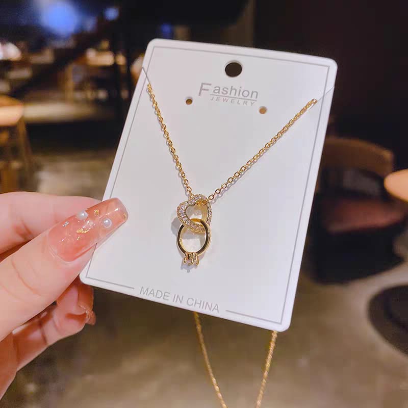 Elegant MK Stainless Steel Chain Locket – New Edition