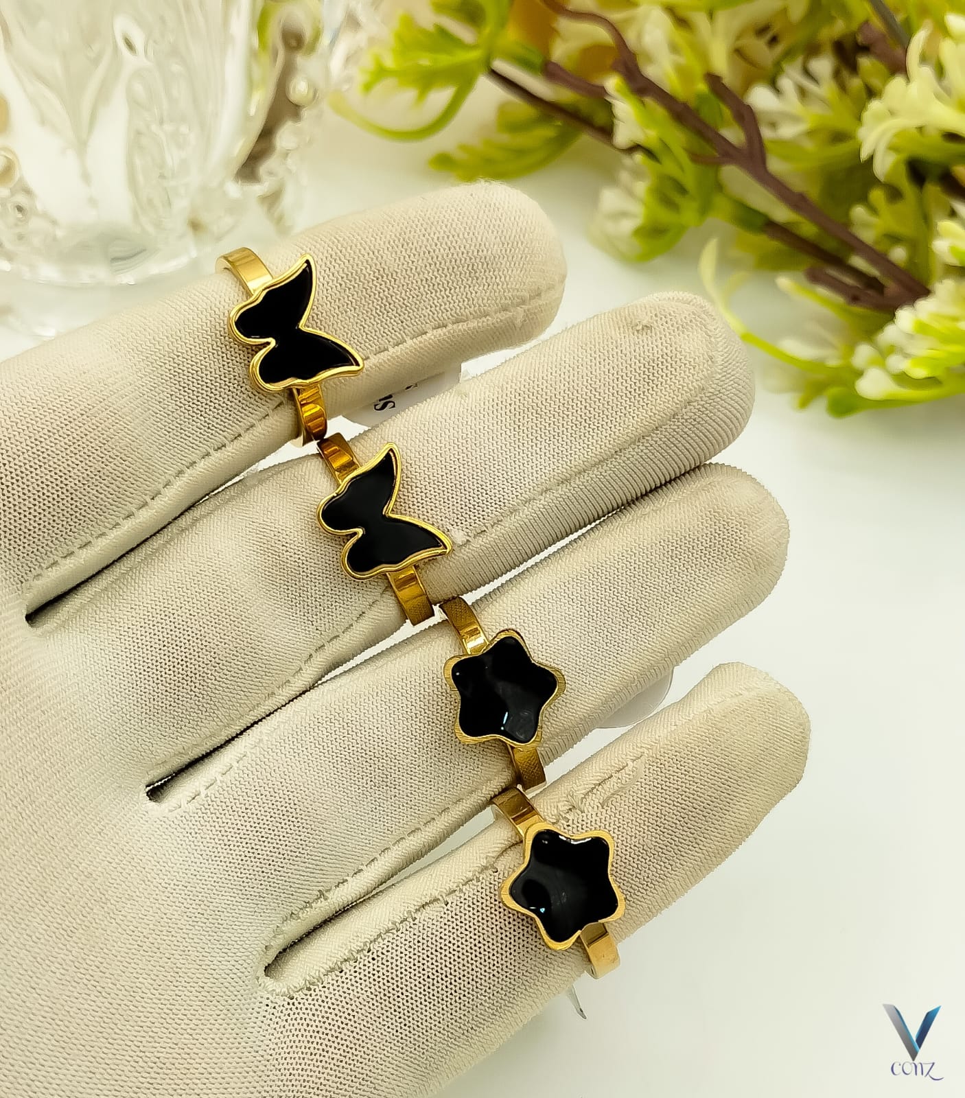 🌺Fancy China Stainless steel Rings 🌺 
