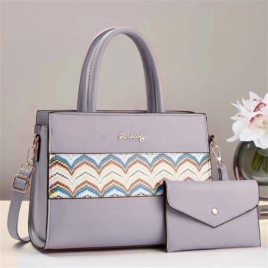 Modern Classic 2PC Bag Set – Elegant Tote & Clutch

