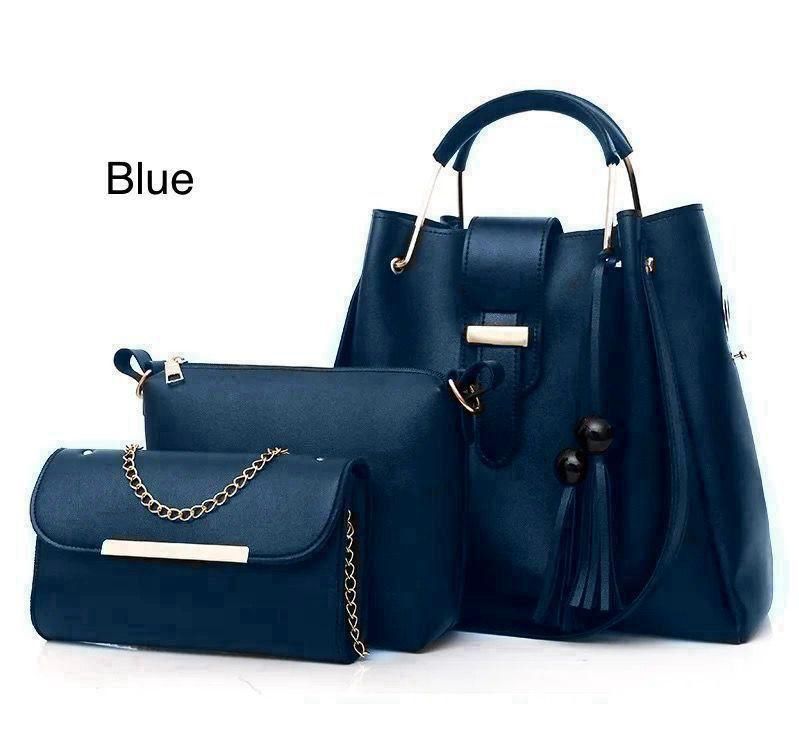 New Season Favorite – 3PC Cloud Style Soft Leather Bag


