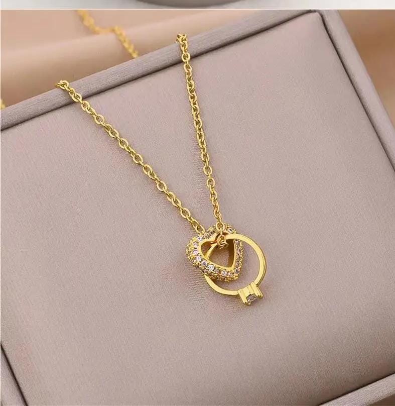 New Stainless Steel Chain Locket – Golden & Silver