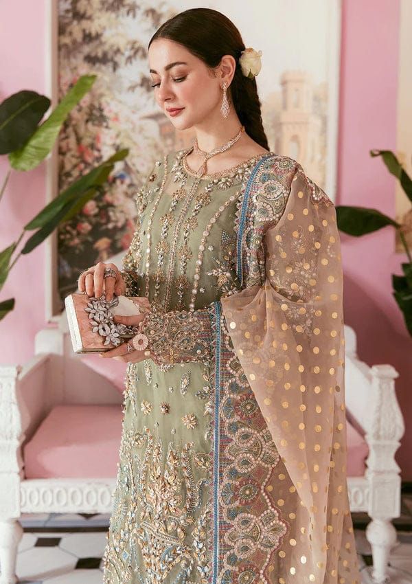 ORGANZA HEAVY EMBROIDERED FRONT  Dress