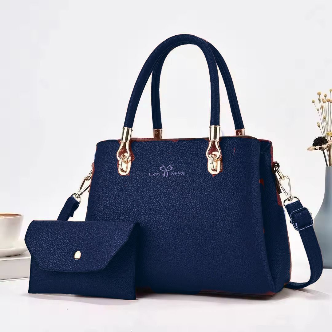 Premium Textured Black Bag Set – Sleek & Stylish

