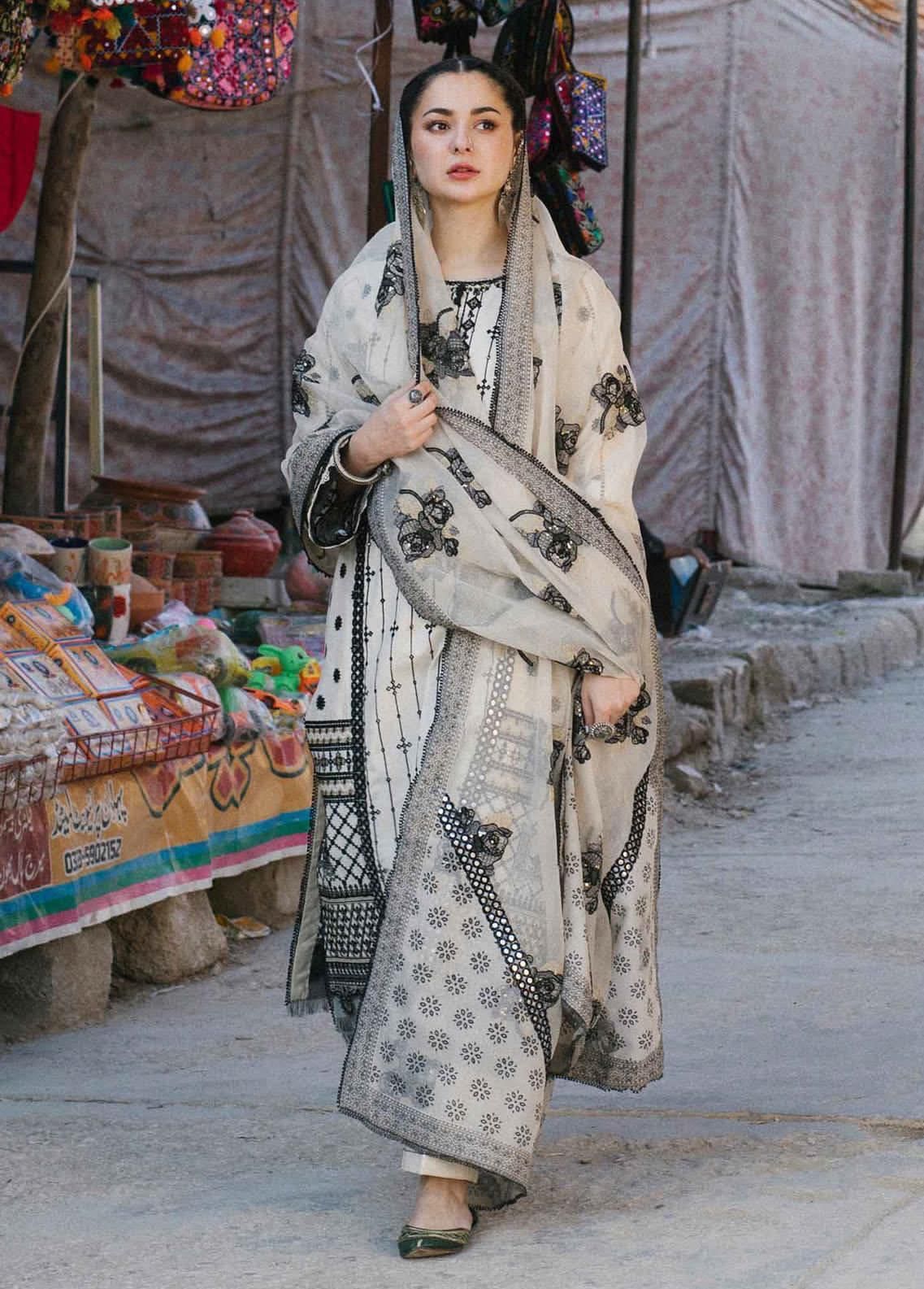 QALAMQAR  luxery lawn collection for summer