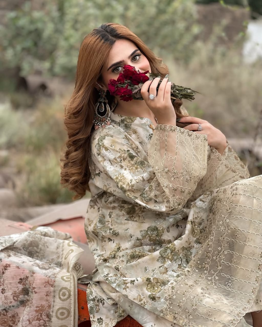 Qalamkar Replica – Ethereal Lawn Cotton Elegance 