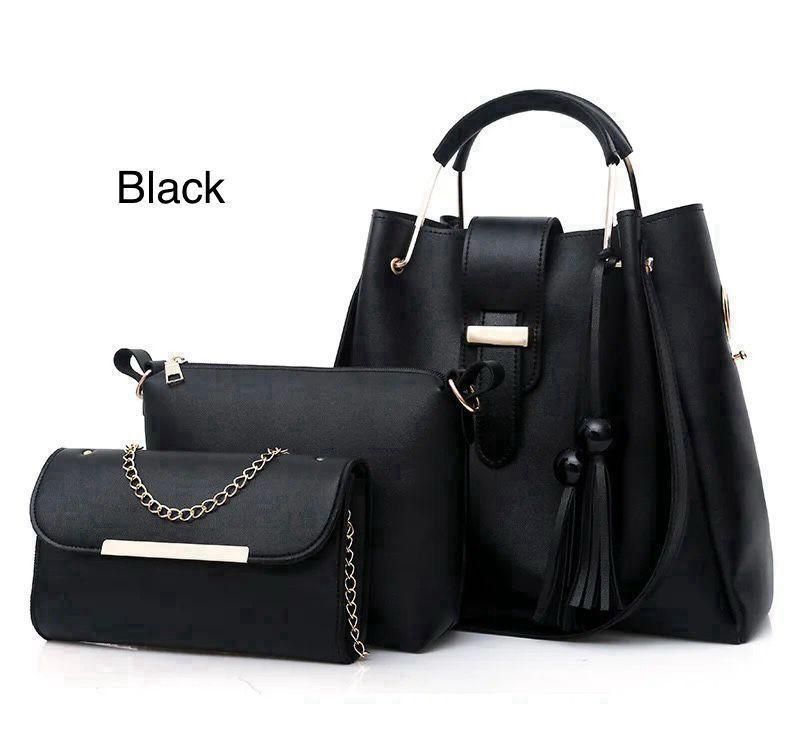 Soft Leather Cloud Purse Set – Minimalist 3PC Collection

