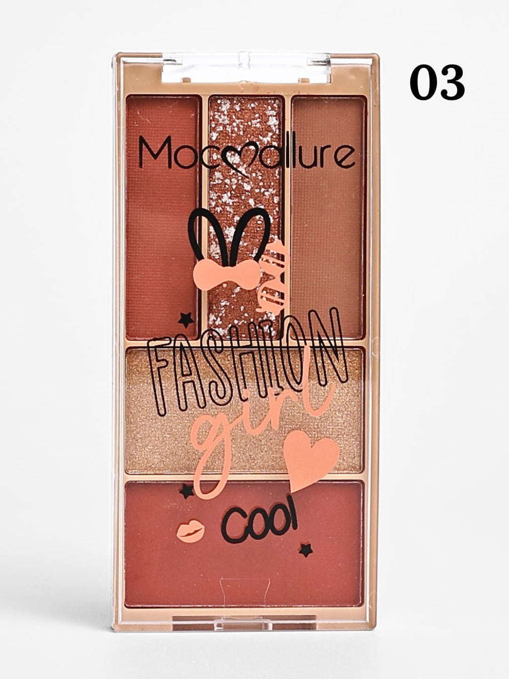 Trendy Mocallure 3-in-1 Palette – Eyeshadow, Blush & Glow Highlighter